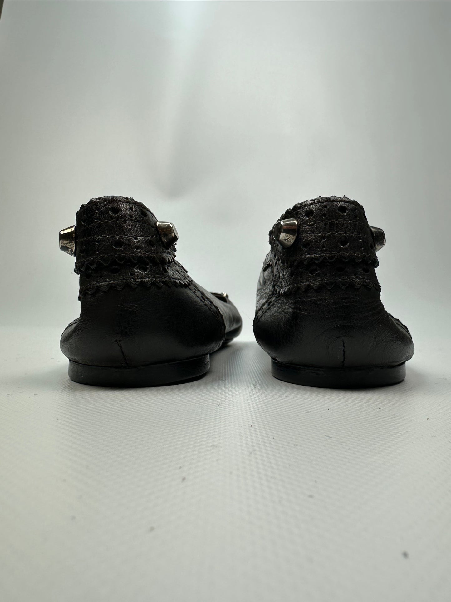 Vintage Balenciaga Ballerinas schwarz Gr. 41
