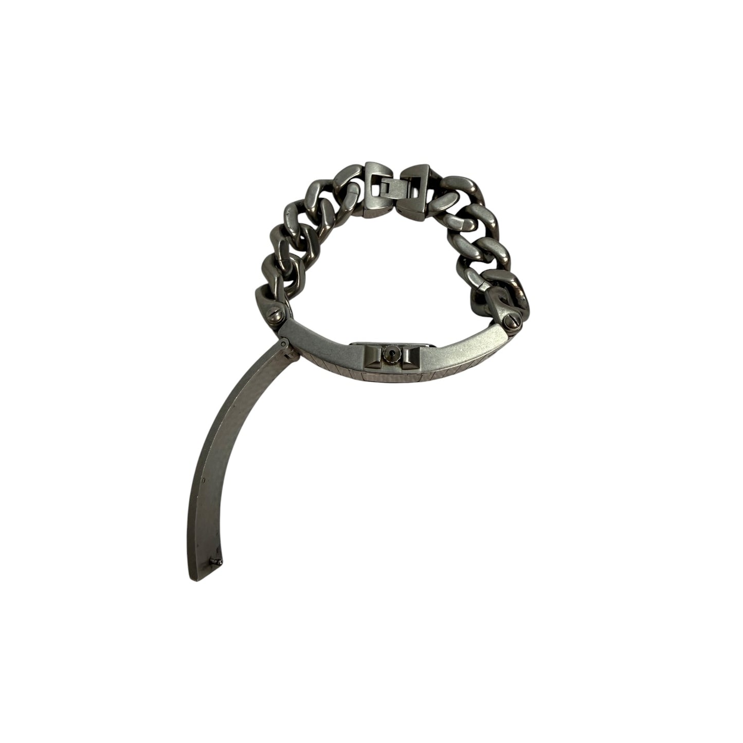 Vintage Jean Paul Gaultier Armbanduhr Silber