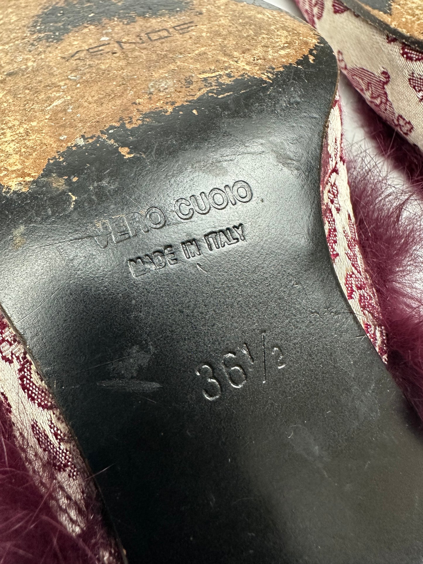 Vintage Xenos Pumps rot Gr. 36,5
