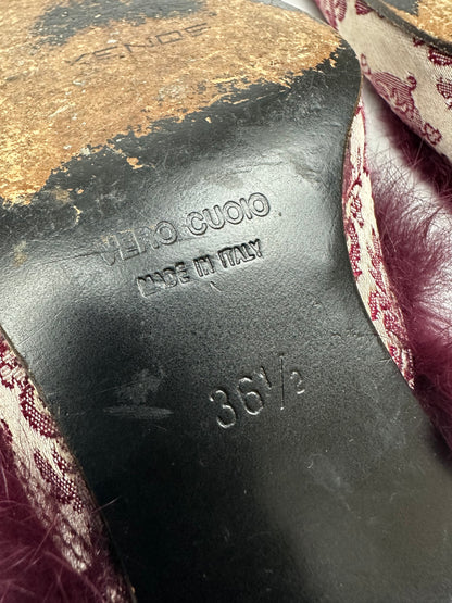 Vintage Xenos Pumps rot Gr. 36,5
