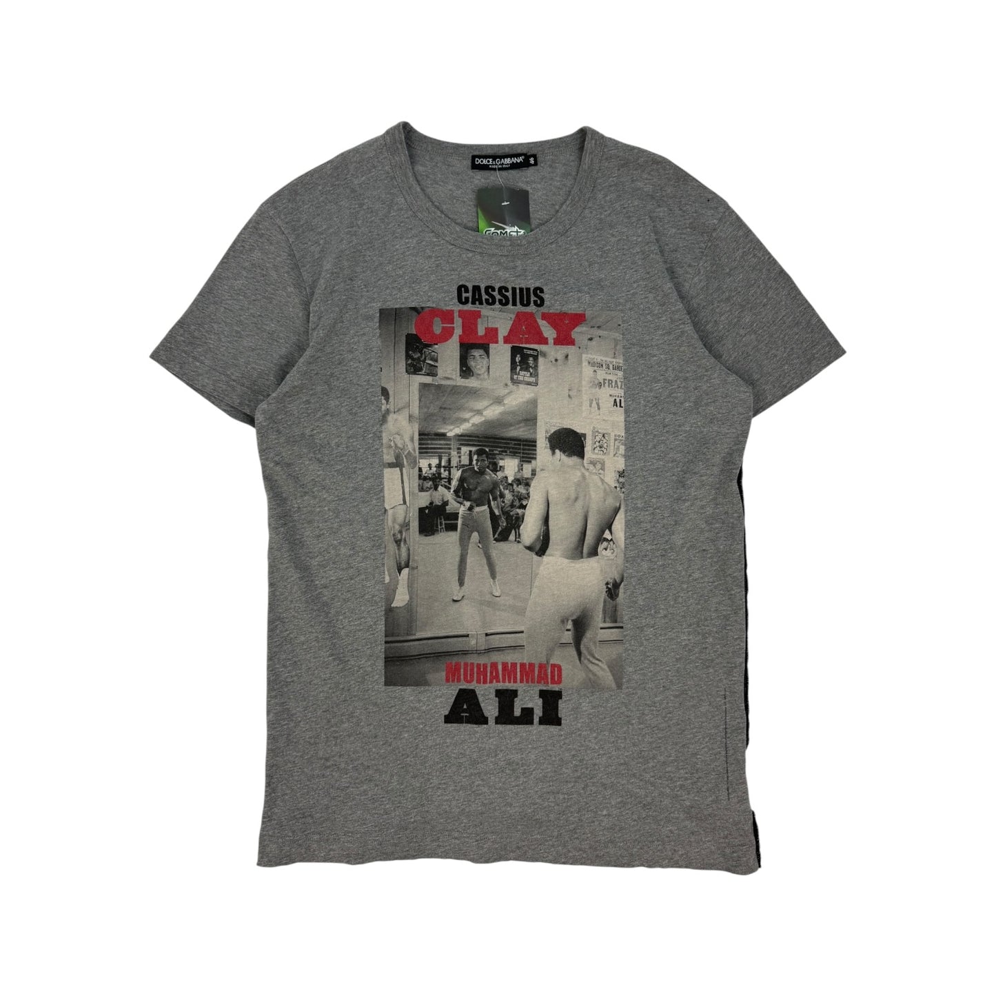 Vintage Dolce & Gabbana Muhammad Ali T-Shirt grau Gr. 46