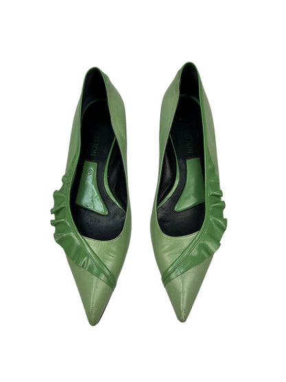 Vintage Louis Vuitton Ballerinas grün Gr.39