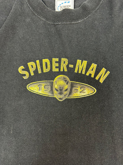 Vintage Spider Man T-Shirt schwarz Gr. XL