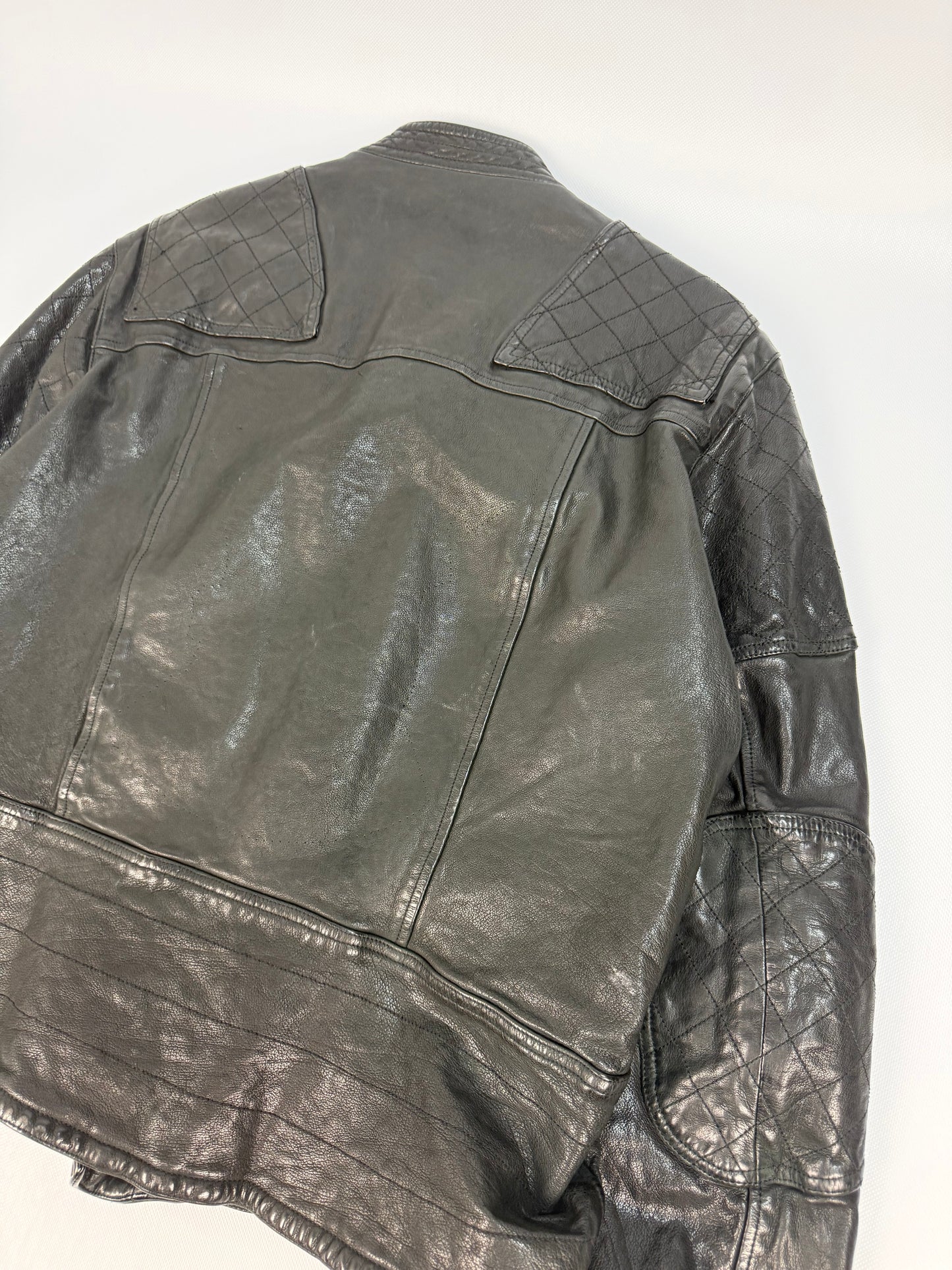 Vintage Neil Barrett Lederjacke schwarz Gr. XL