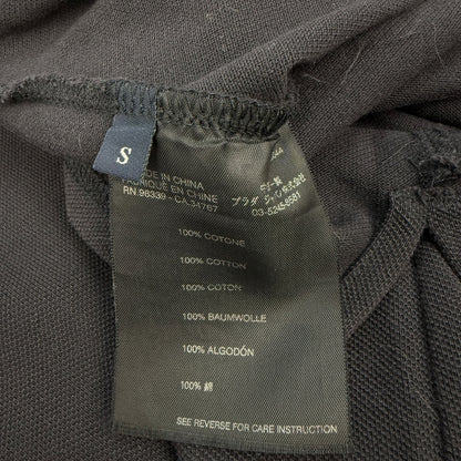Vintage Prada Poloshirt Lang schwarz Gr. S