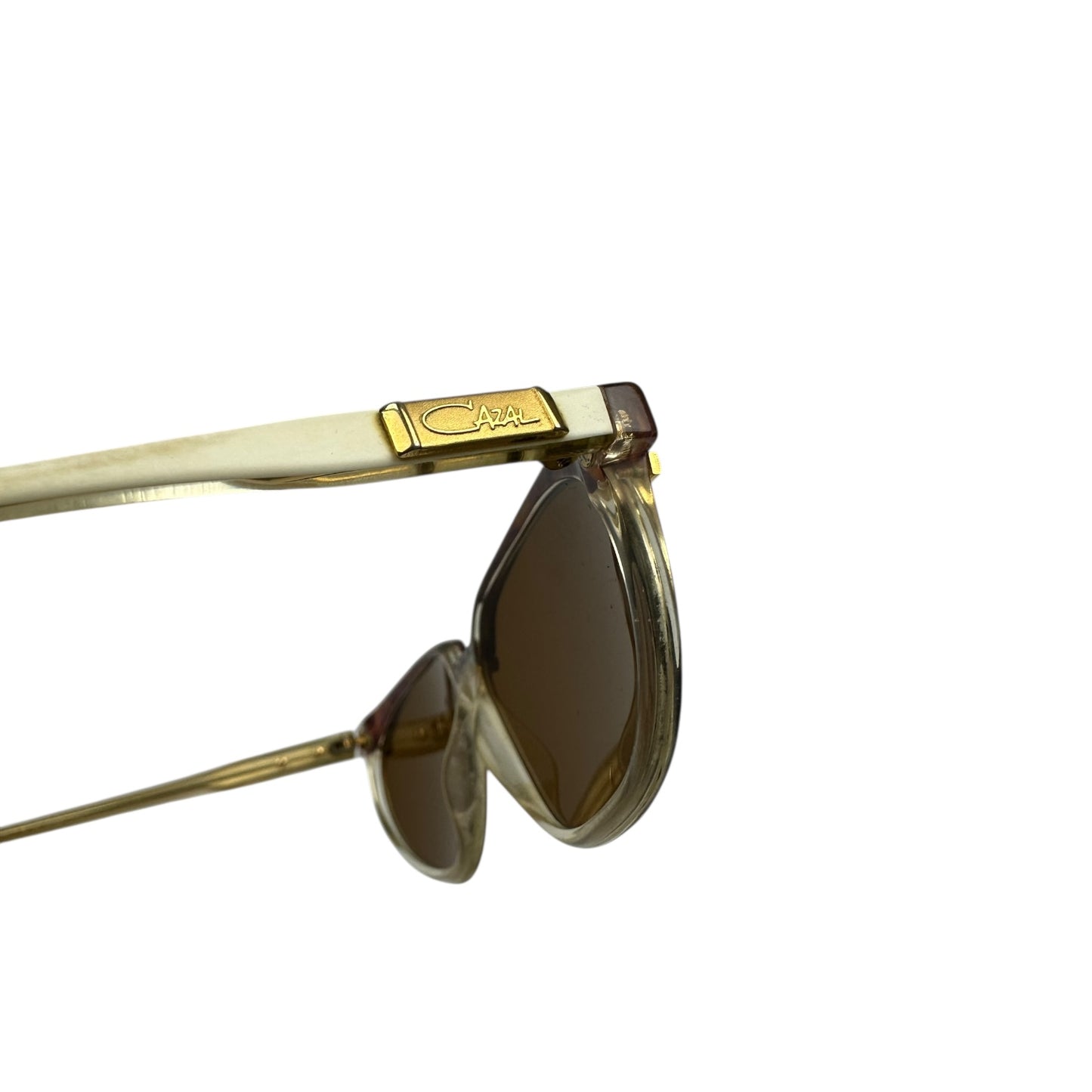 Vintage Cazal Sonnenbrille beige / braun