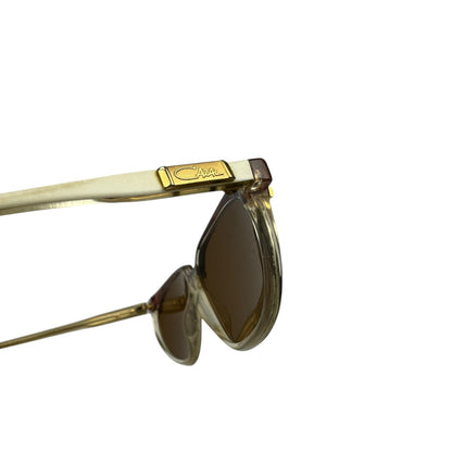 Vintage Cazal Sonnenbrille beige / braun