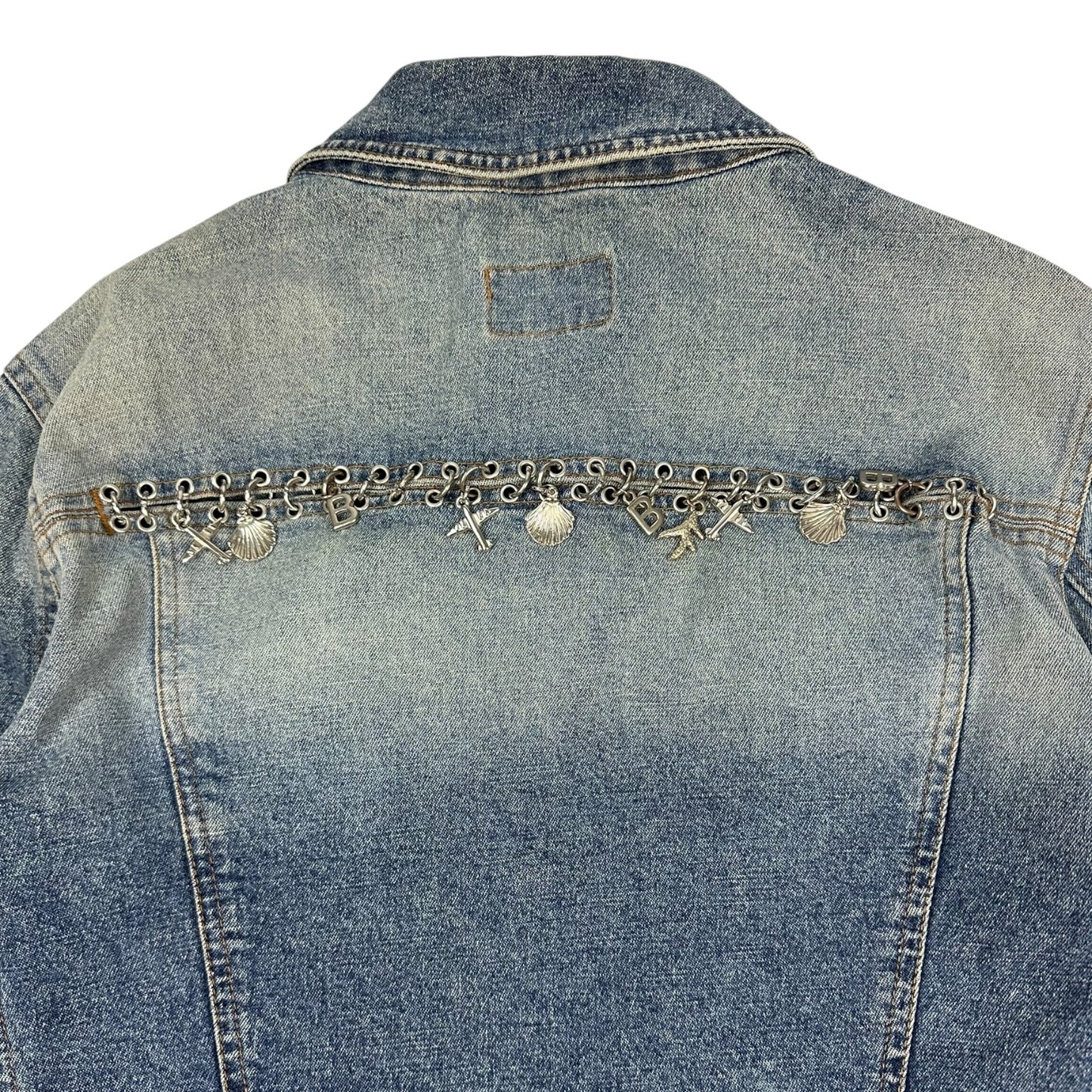 Vintage Blumarine Jeans Jacke blau Damen S