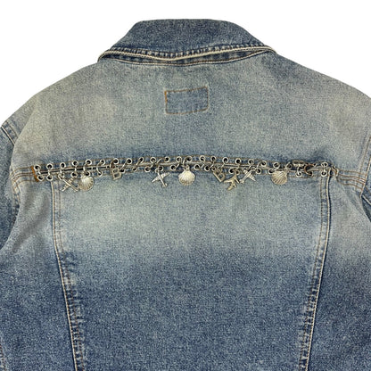 Vintage Blumarine Jeans Jacke blau Damen S