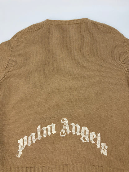 Palm Angels Pullover braun / weiß Gr. XXL