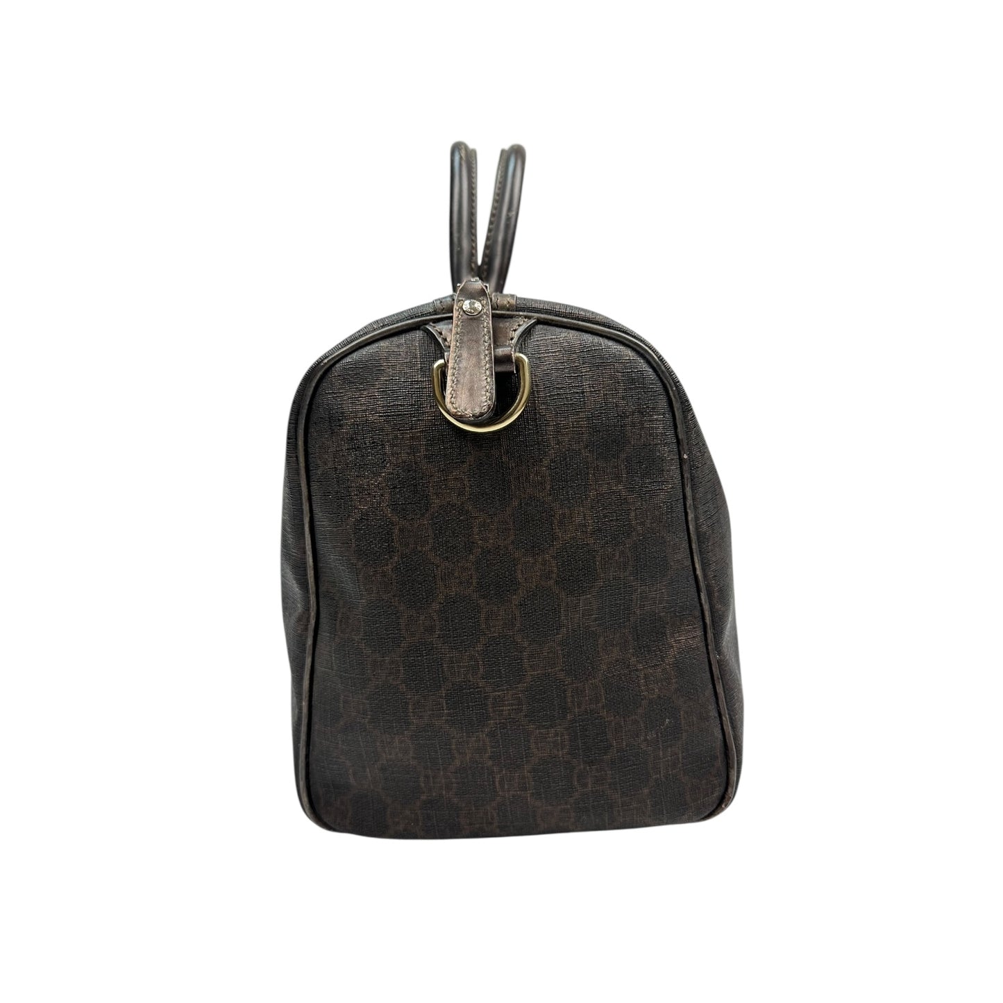 Vintage Gucci Bowling Handtasche braun