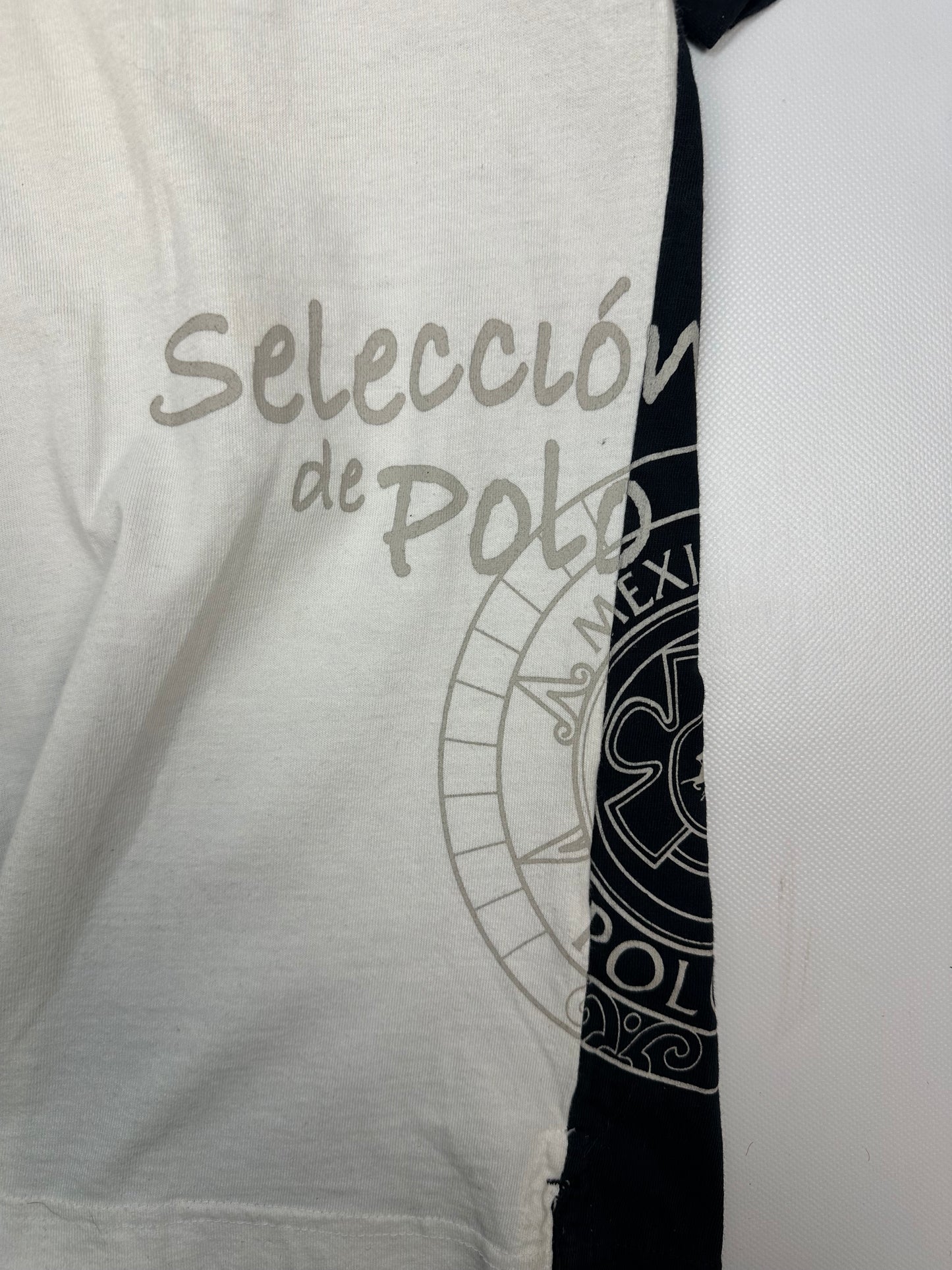 Vintage La Martina Polohemd schwarz/weiß XXL