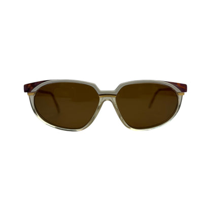 Vintage Cazal Sonnenbrille beige / braun