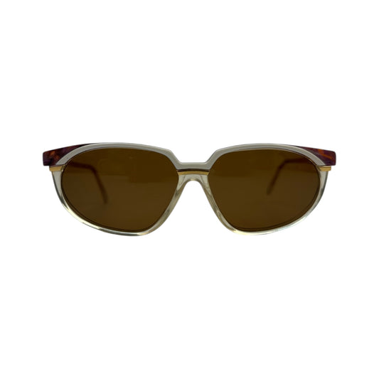 Vintage Cazal Sonnenbrille beige / braun