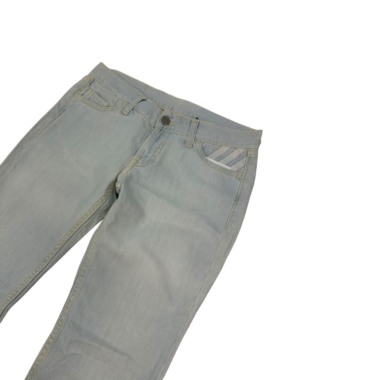 Vintage Yohji Yamamoto Y-3 Jeanshose hellblau 28