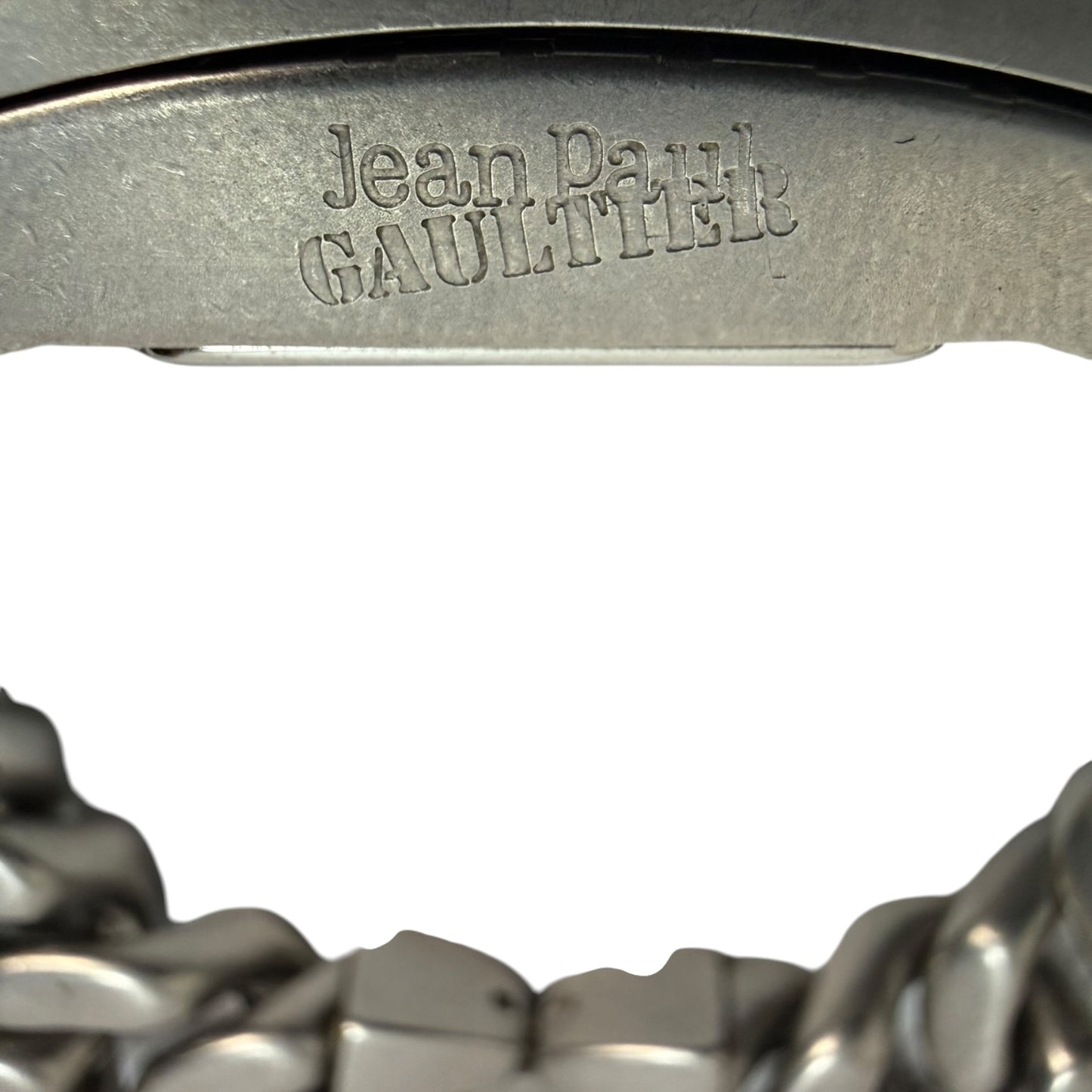 Vintage Jean Paul Gaultier Armbanduhr Silber