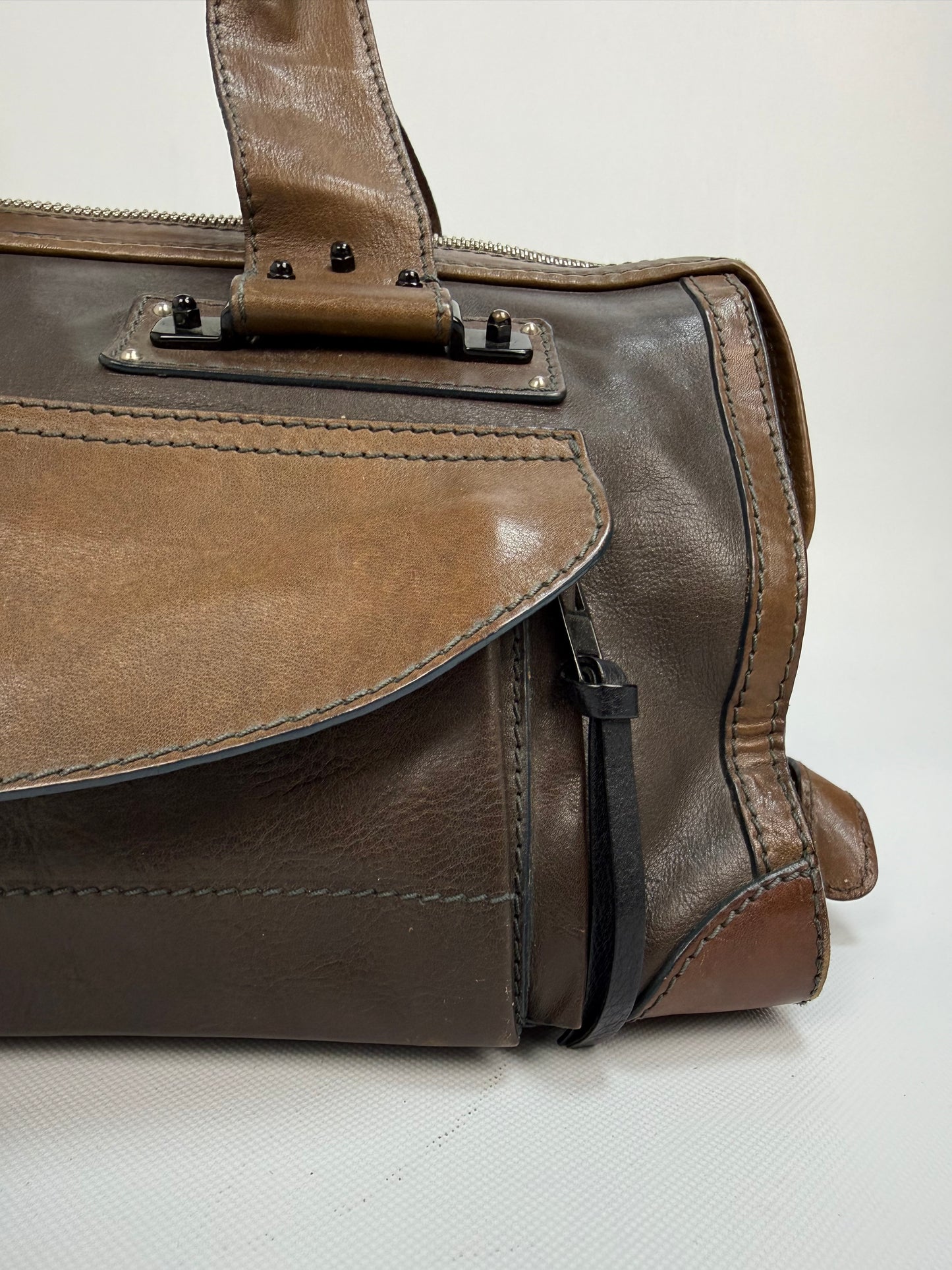 Vintage Chloé Handtasche braun / schwarz