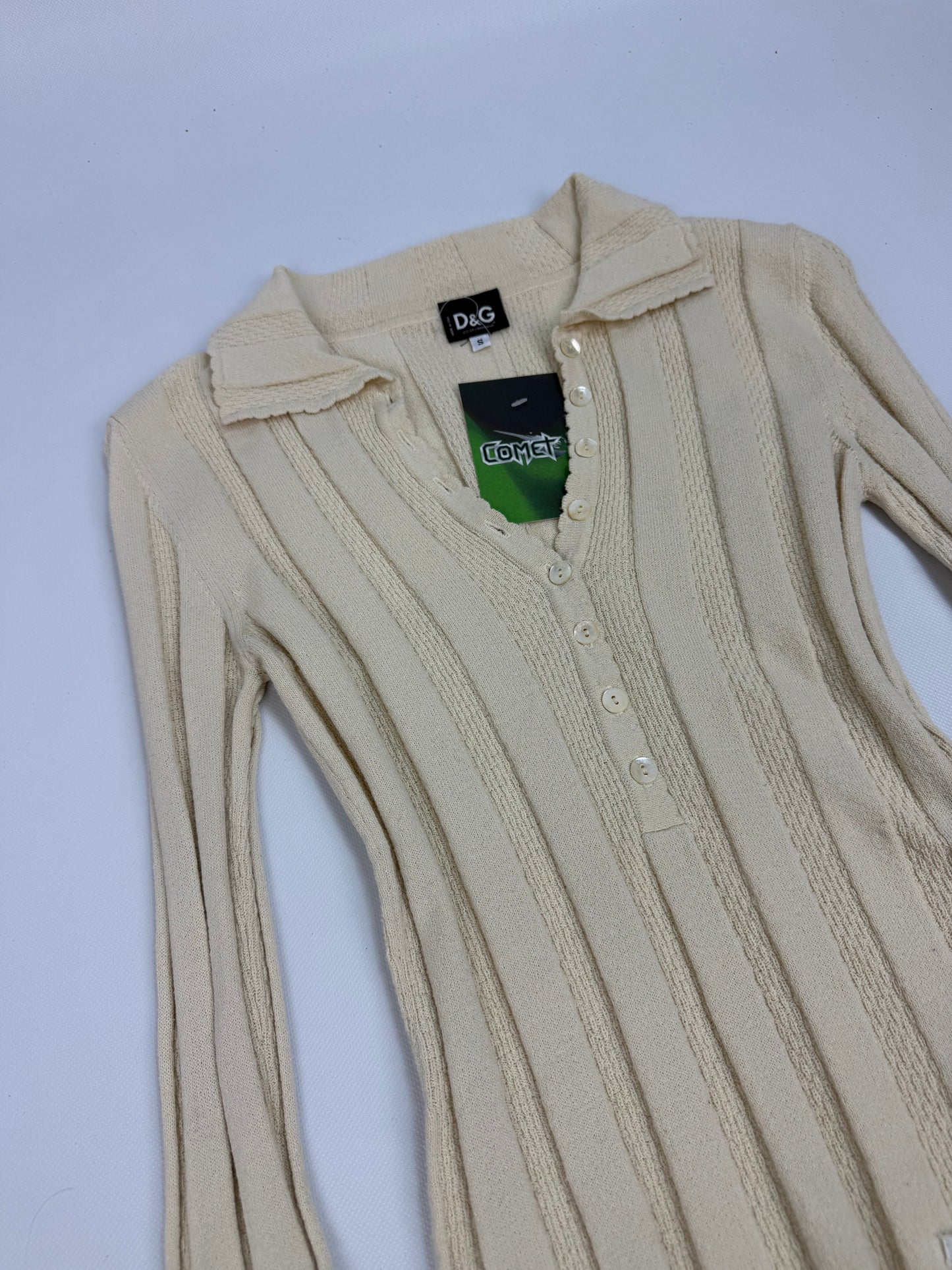Vintage Dolce & Gabbana T-Shirt beige Gr. S
