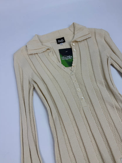 Vintage Dolce & Gabbana T-Shirt beige Gr. S