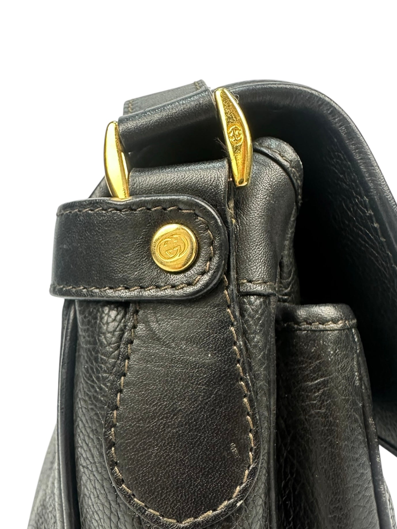 Gucci Hand- Umhängetasche schwarz