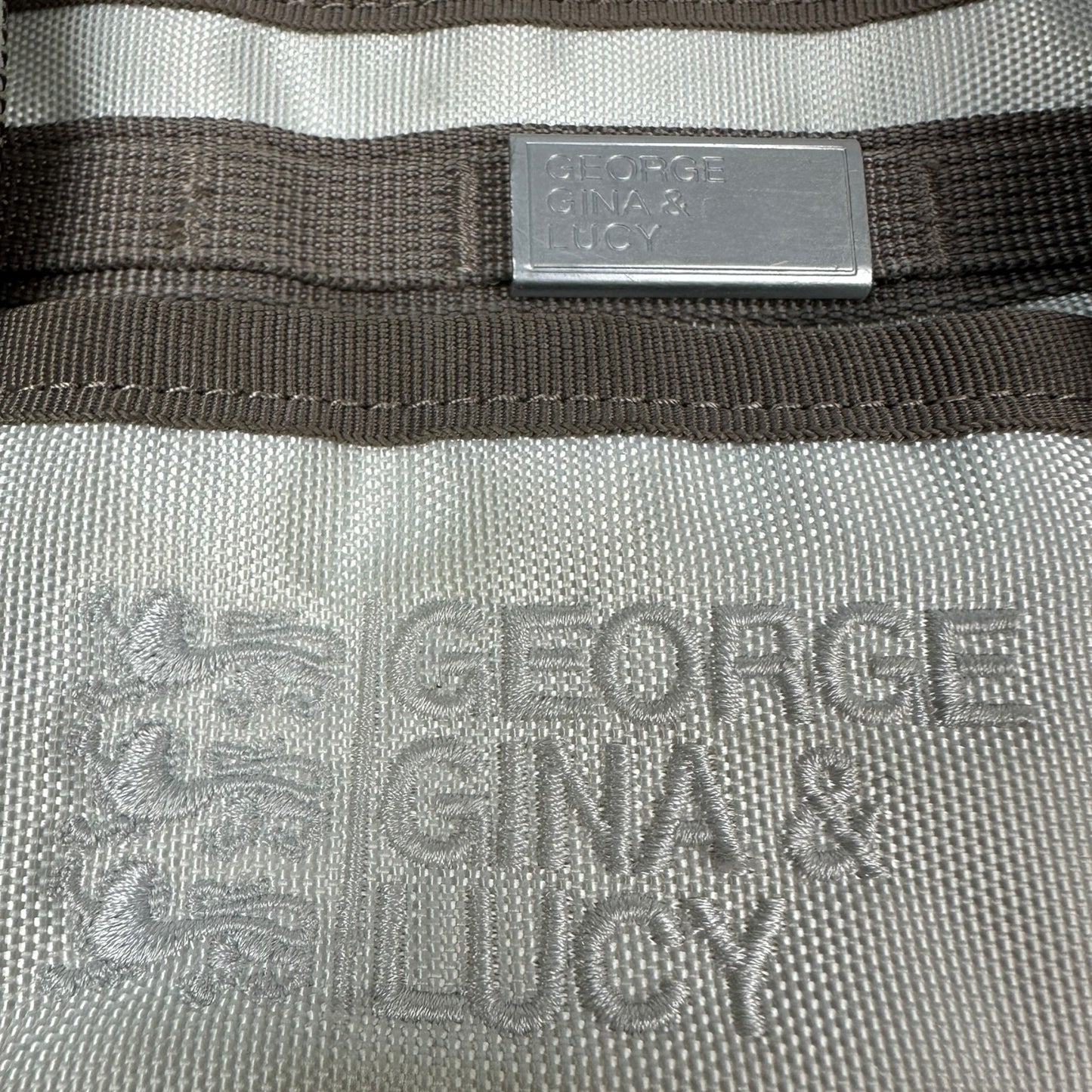 Vintage GG&L Imyours Handtasche weiß