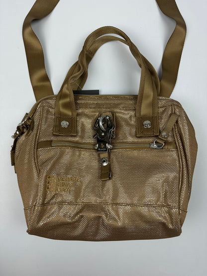 Vintage GG&L Hand- Umhängetasche gold
