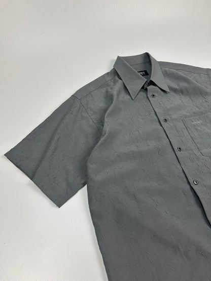 Vintage Versace Hemd grau Gr. L