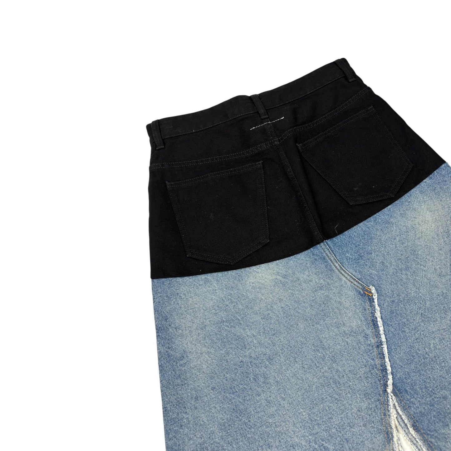 Masion Margiela Denim Rock schwarz / blau 42