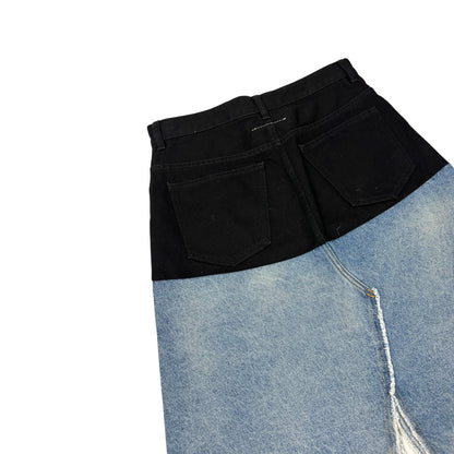 Masion Margiela Denim Rock schwarz / blau 42