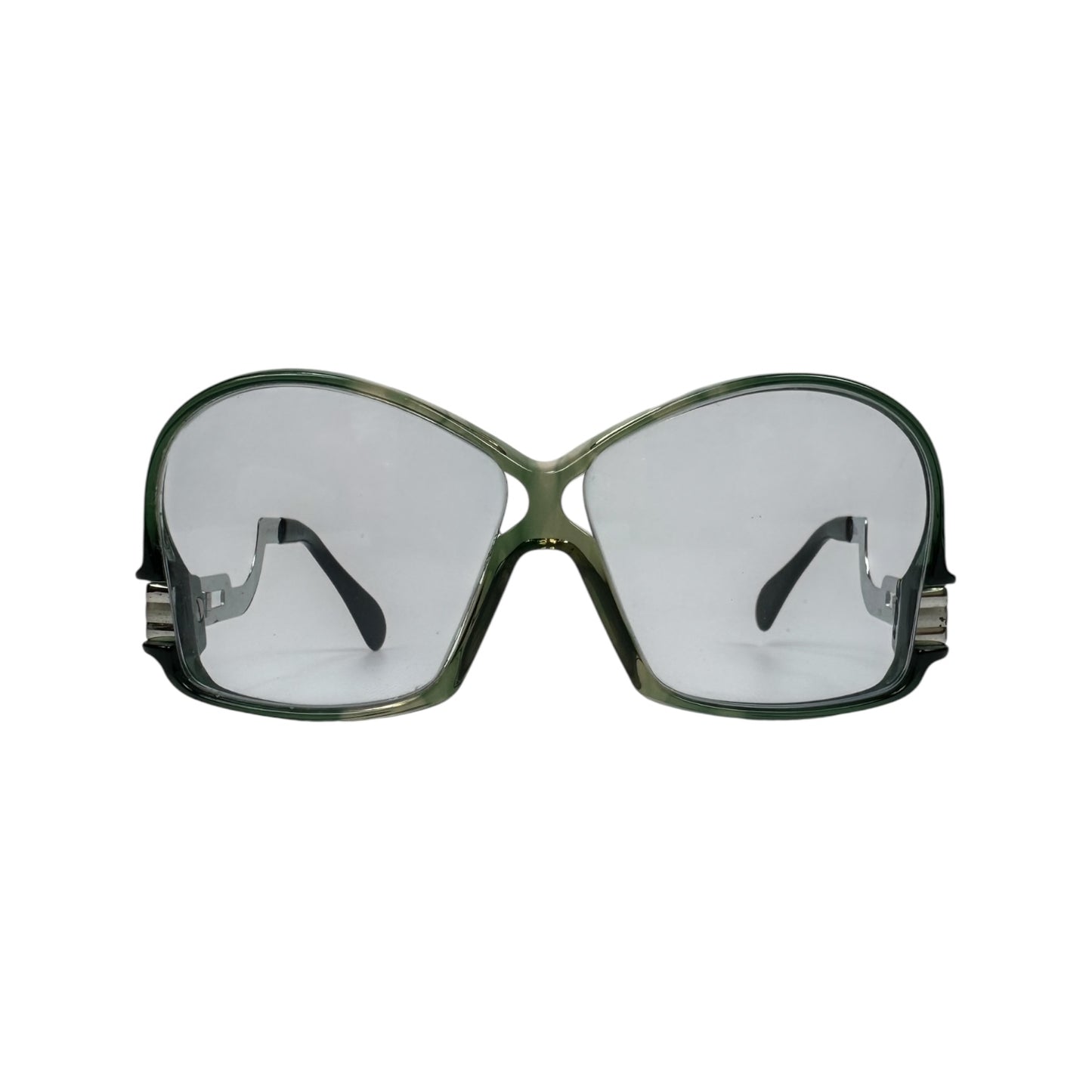 Vintage Cazal Brille silber / grün