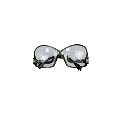 Vintage Cazal Brille silber / grün