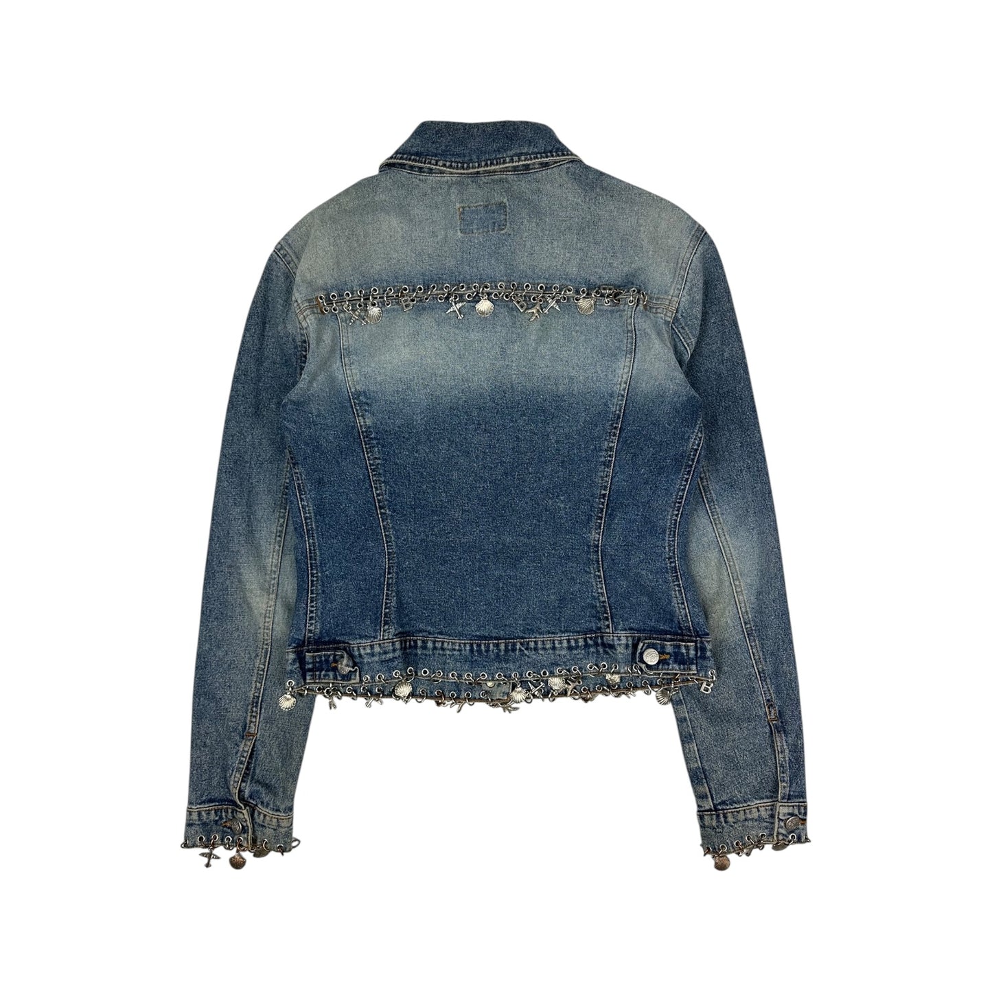 Vintage Blumarine Jeans Jacke blau Damen S
