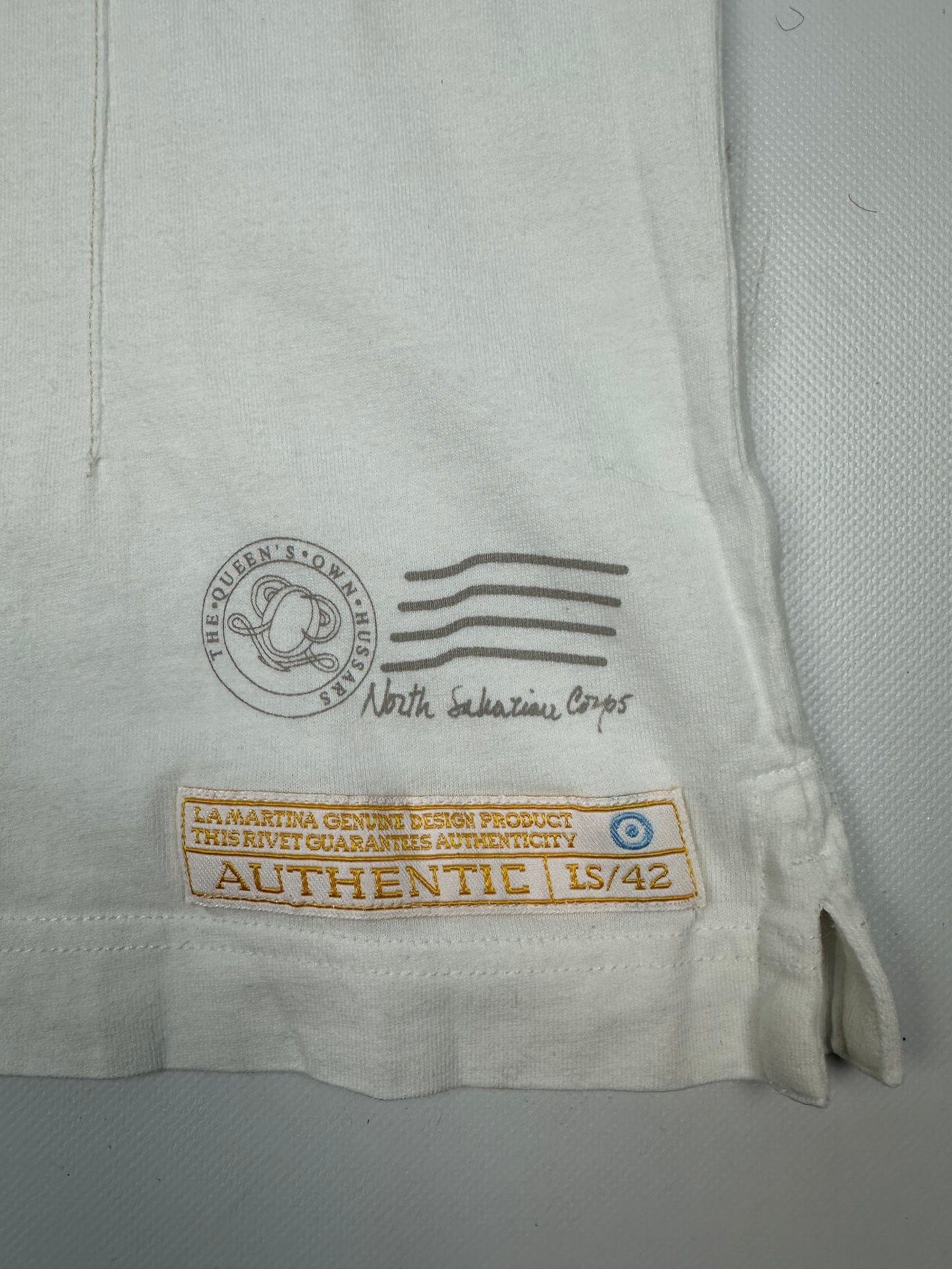 Vintage La Martina Polohemd weiß XXL
