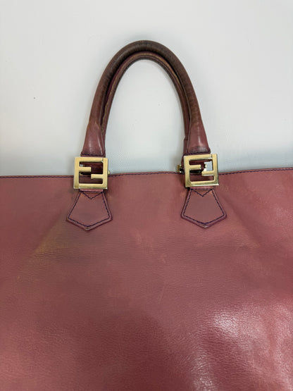 Vintage Fendi Shopper Lila