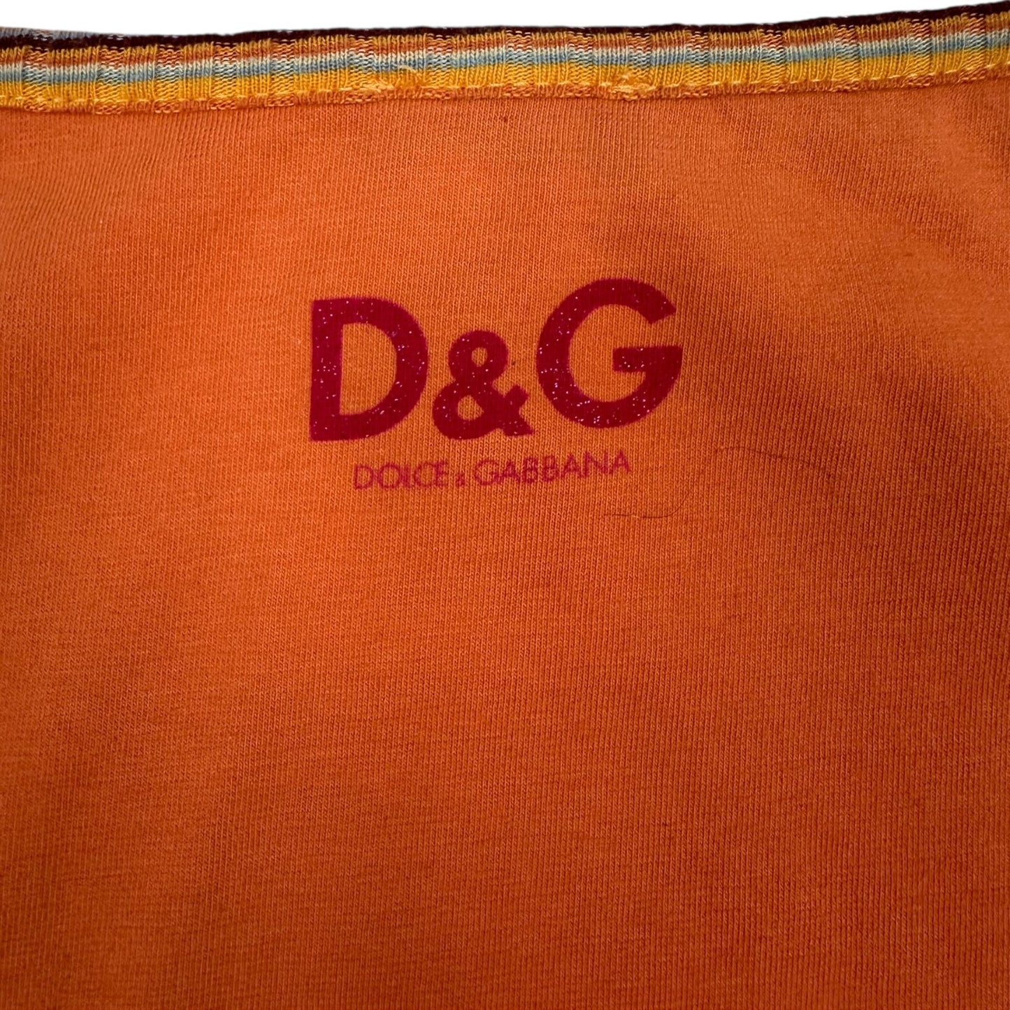 Vintage Dolce & Gabbana T-Shirt orange Damen L