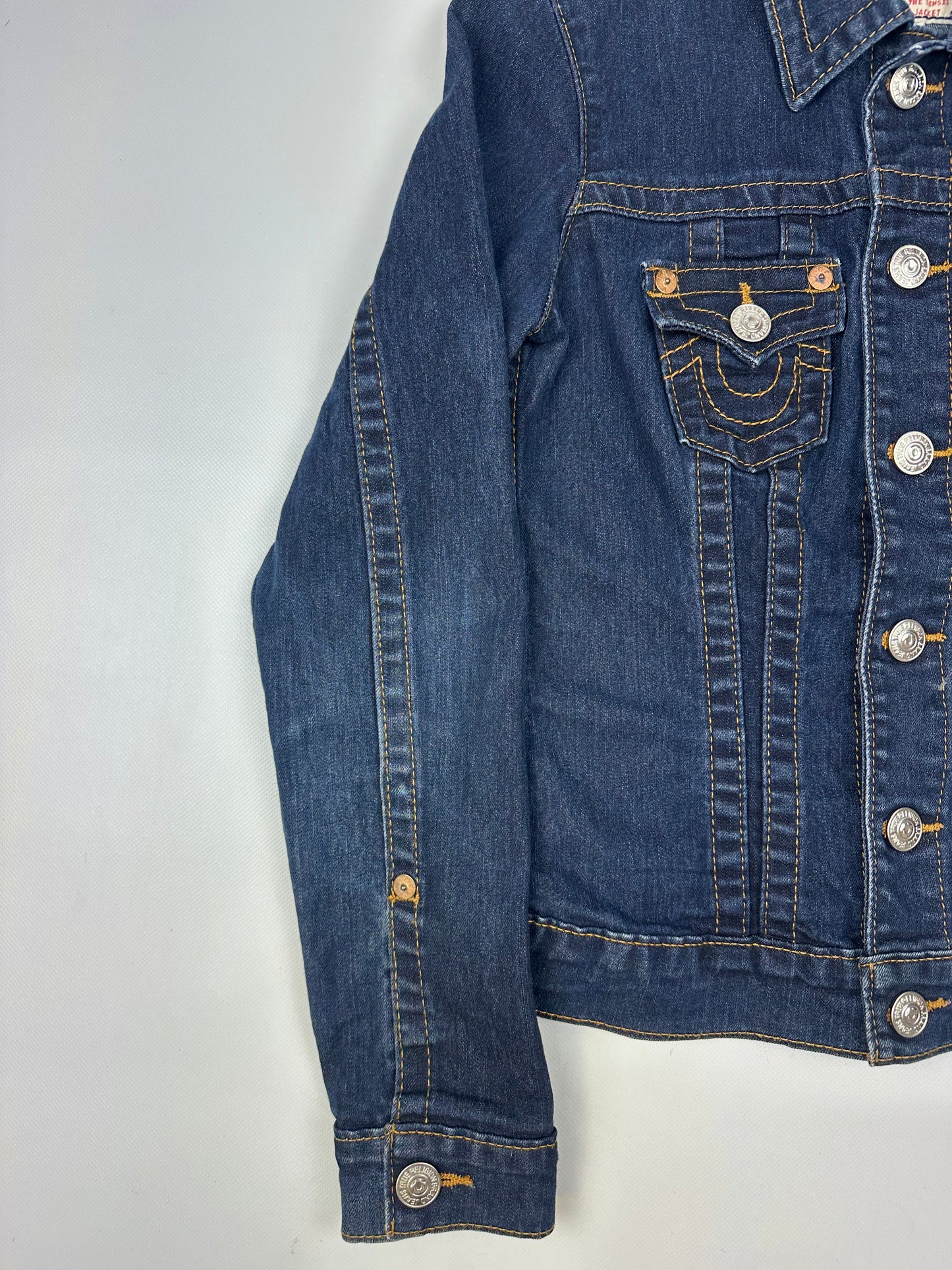 Vintage True Religion denim jacket blue S