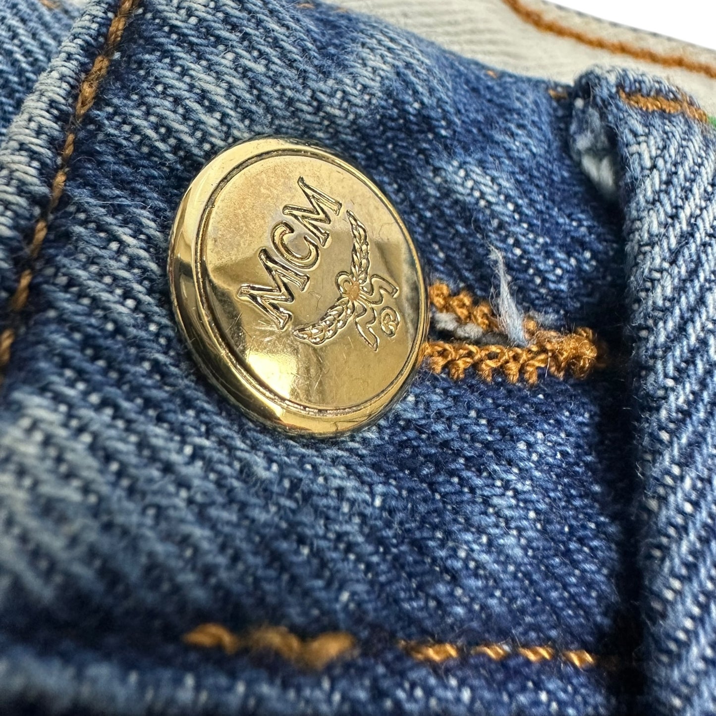 Vintage MCM Hot pants blau 27