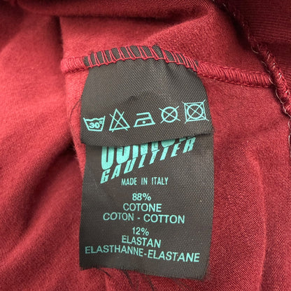 Vintage Junior Gaultier Oberteil rot Dead Stock Gr. 44