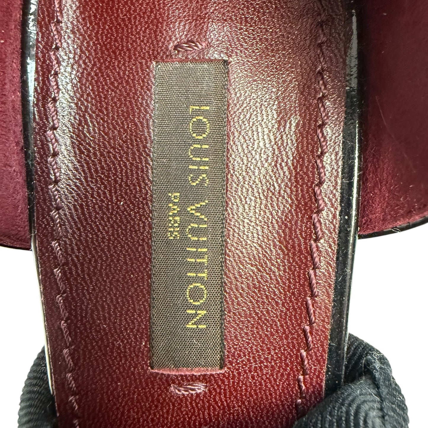 Vintage Louis Vuitton Heels schwarz Gr. 37,5