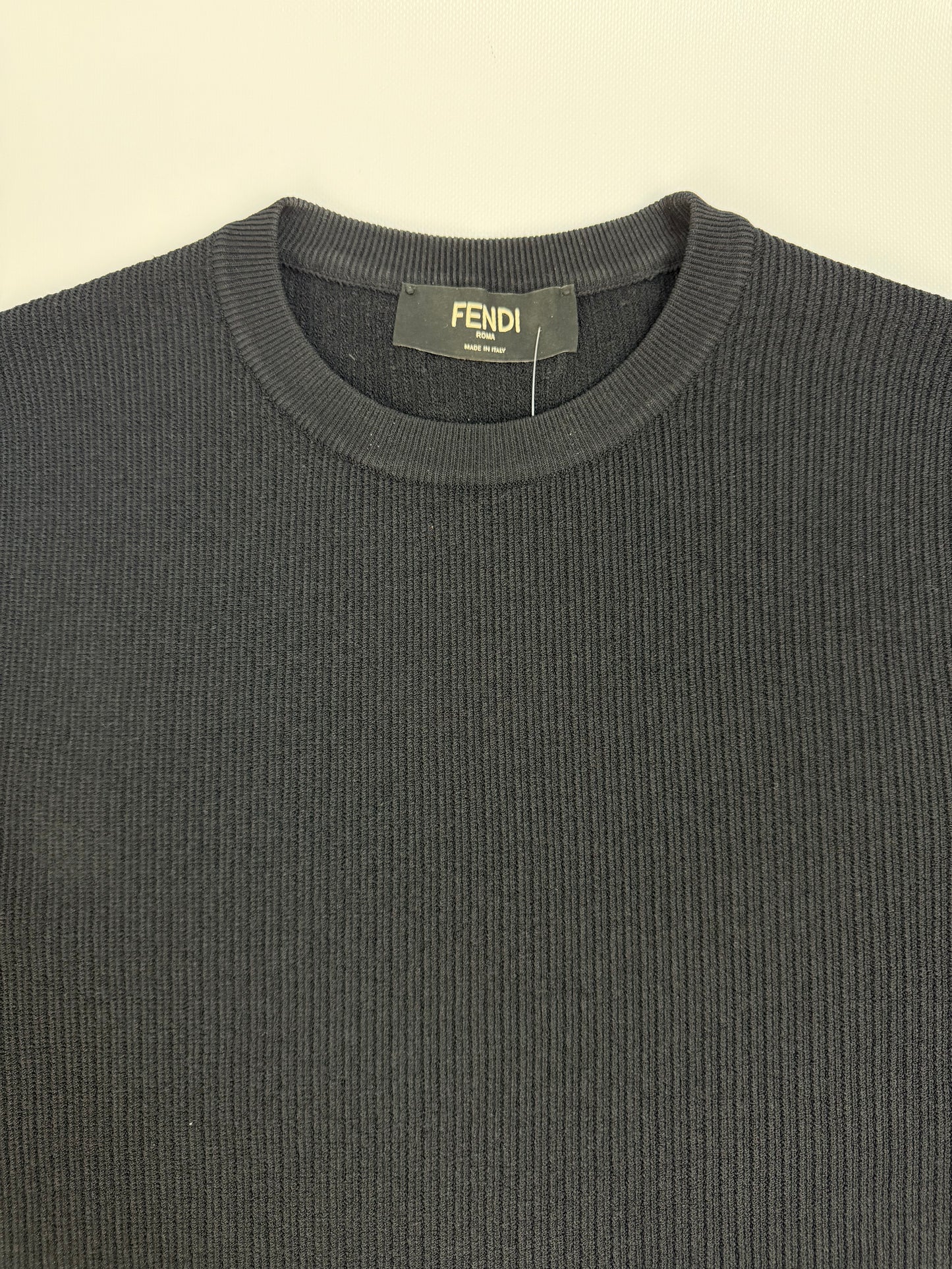 Fendi Slim Fit T-Shirt schwarz Gr. 46