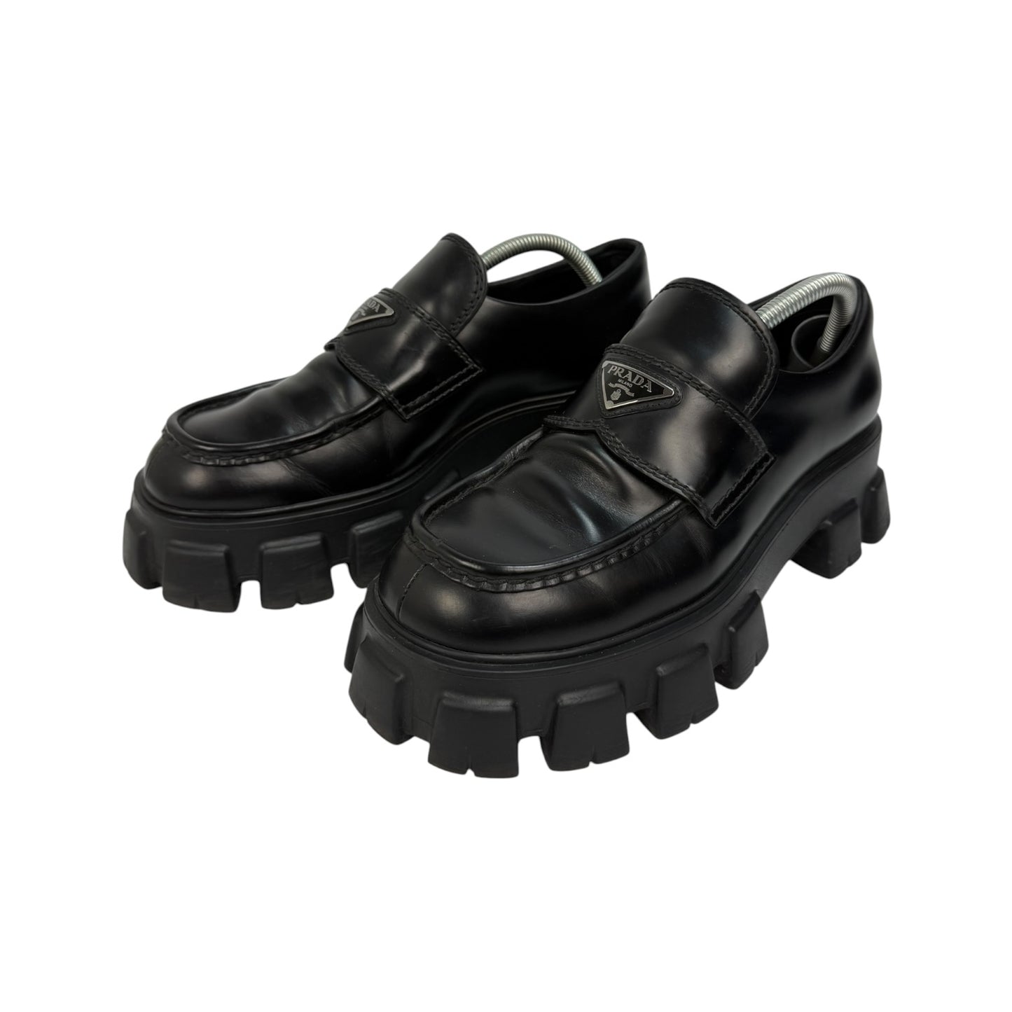 Prada Monolith Loafer schwarz Gr. 41,5