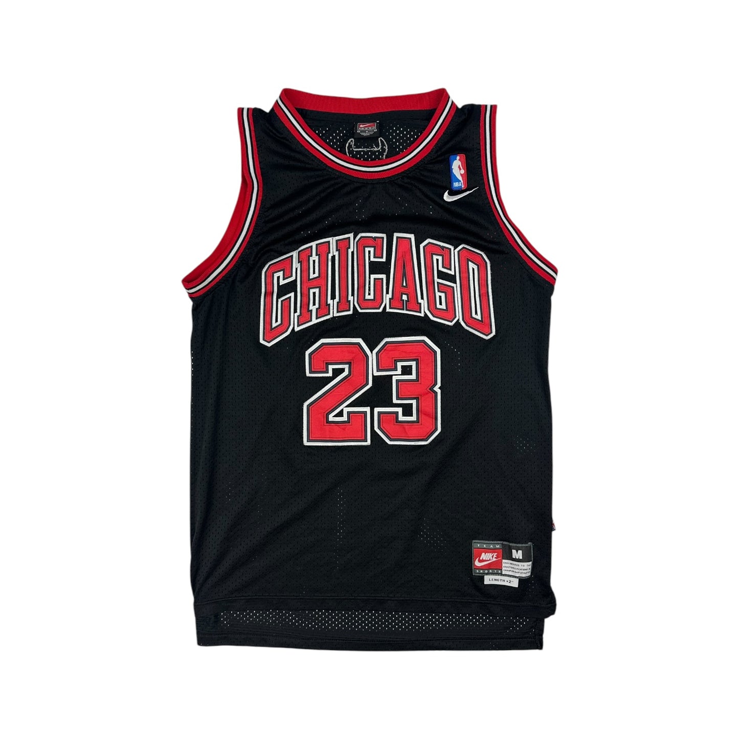 Vintage Nike Chicago Bulls / Jordan Basketball Trikot schwarz/rot Gr. M