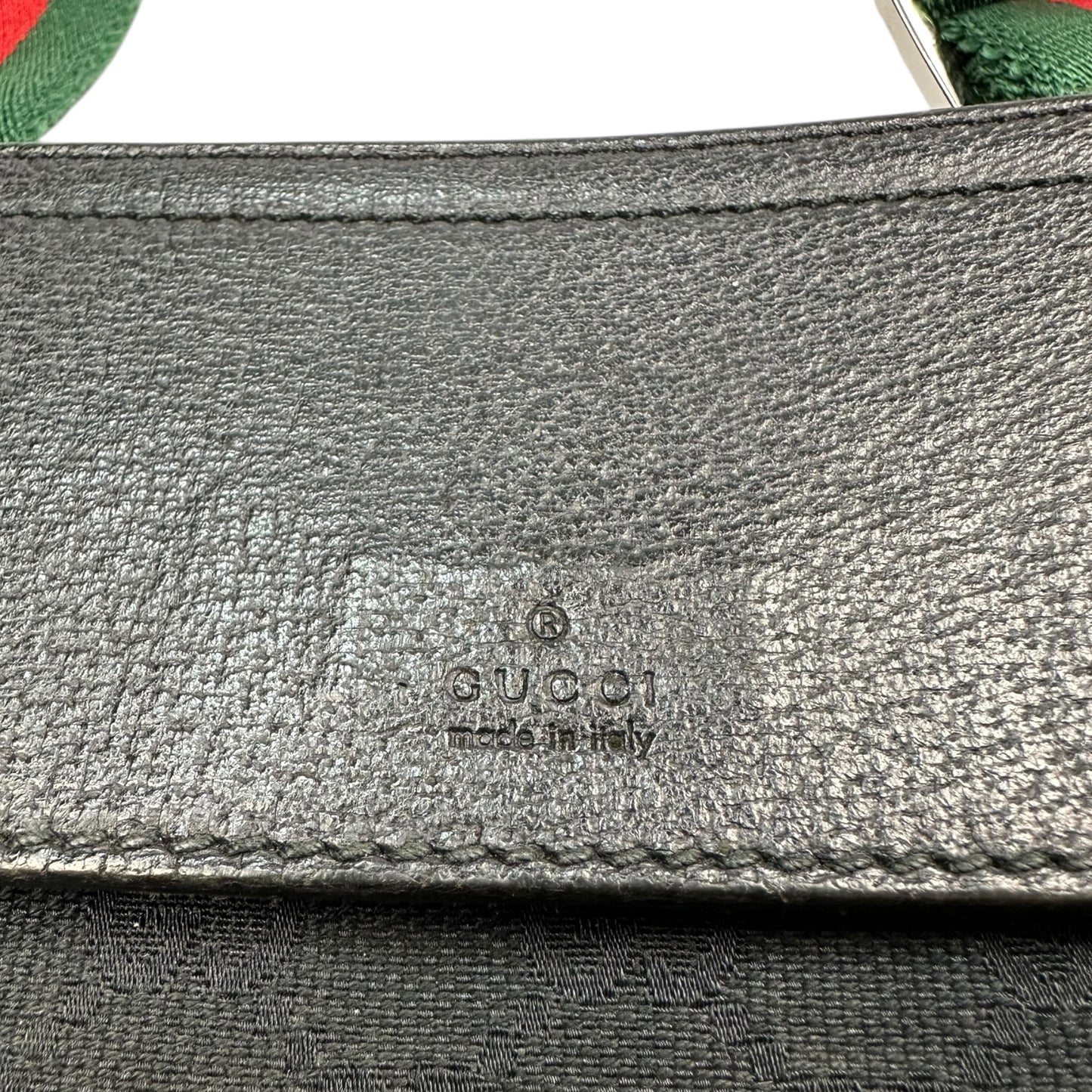 Vintage Gucci Umhängetasche schwarz
