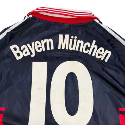 Vintage FC Bayern Fußballtrikot Matthäus dunkelblau Gr. XL