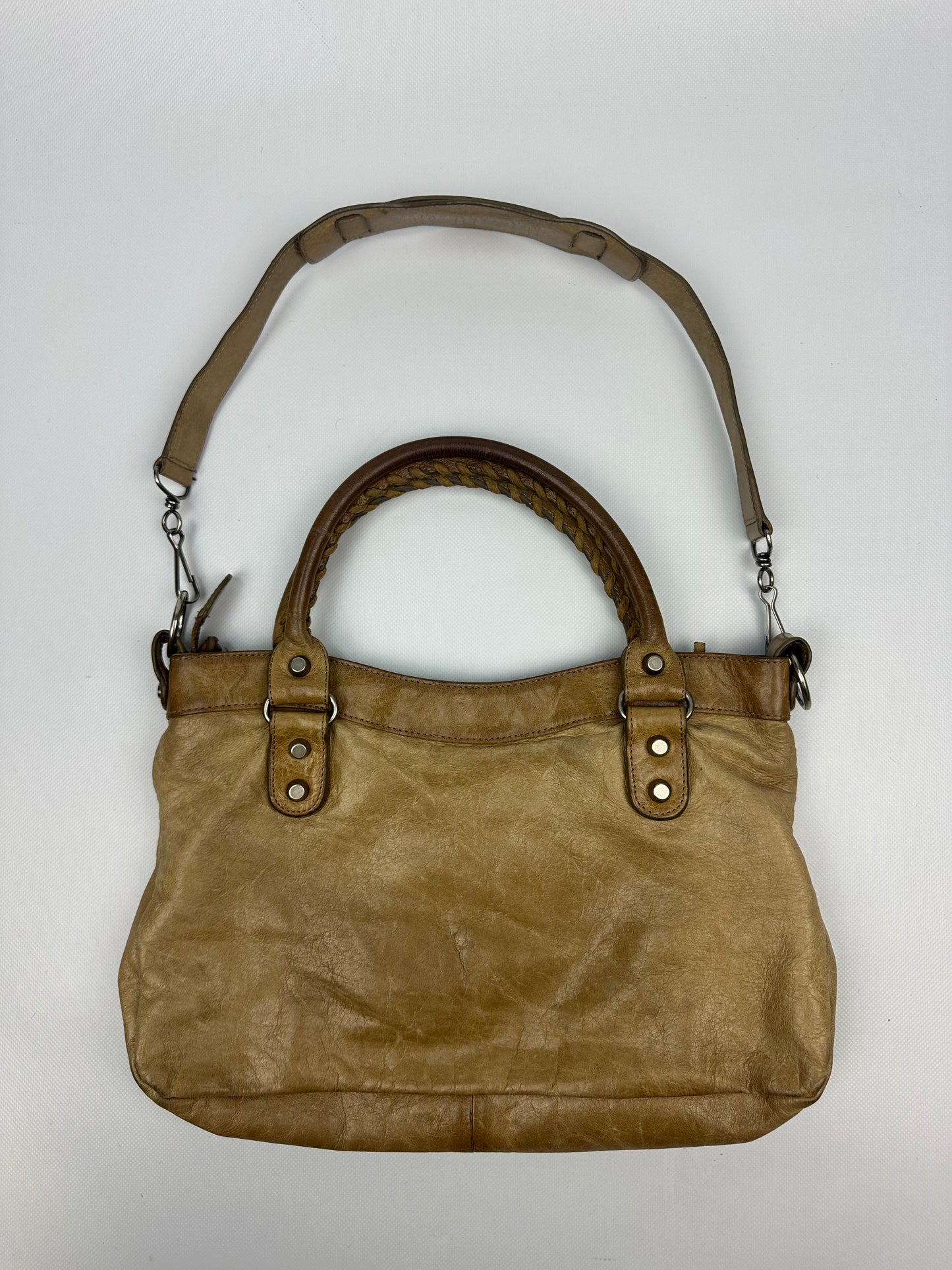 Vintage Balenciaga City bag beige/braun