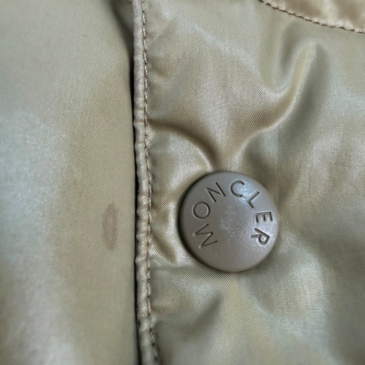 Vintage Moncler Weste olivegrün Gr. 3 / L