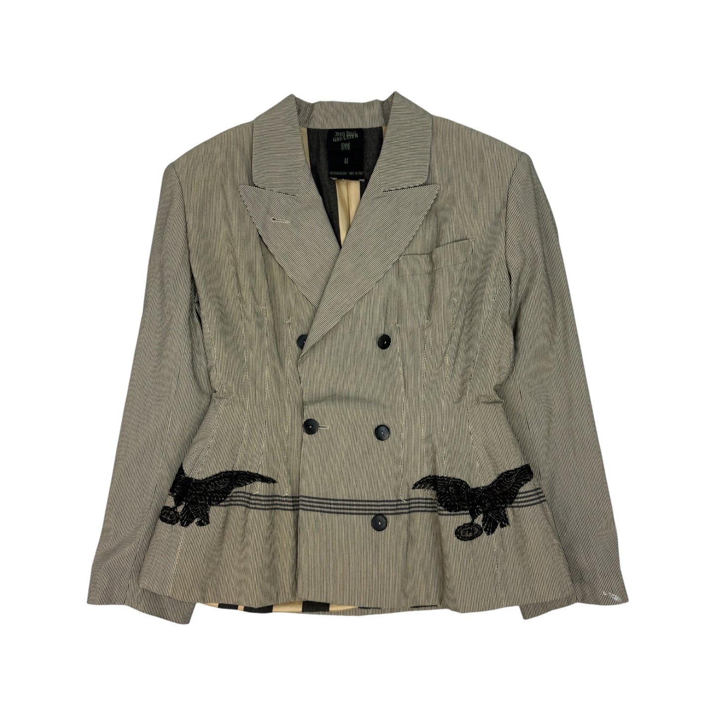 Vintage Jean Paul Gaultier Blazer braun Gr. Damen 44