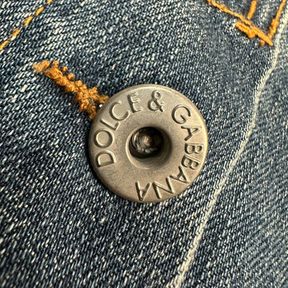 Vintage Dolce & Gabbana Jeansjacke hellblau M