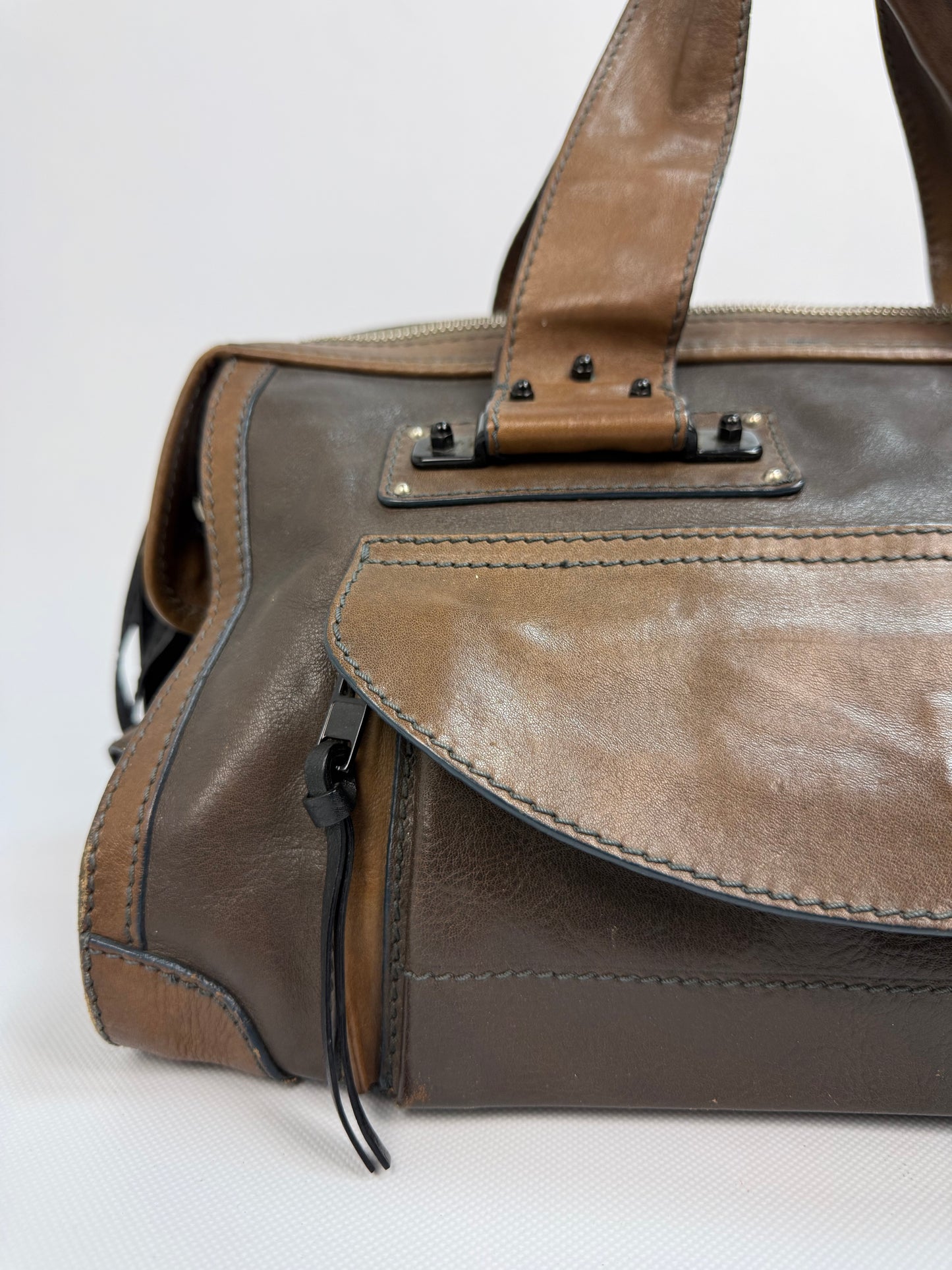 Vintage Chloé Handtasche braun / schwarz