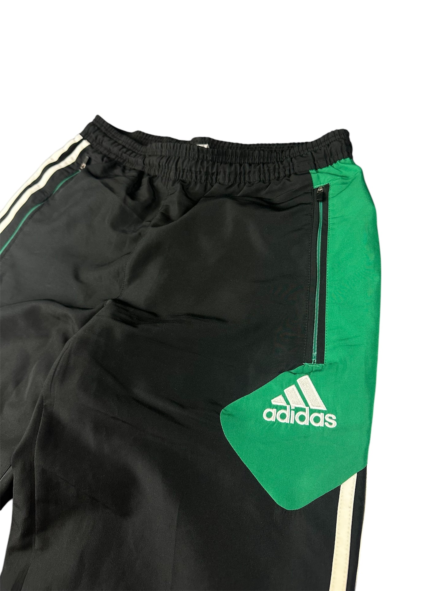 Adidas Tracksuit schwarz/grün S
